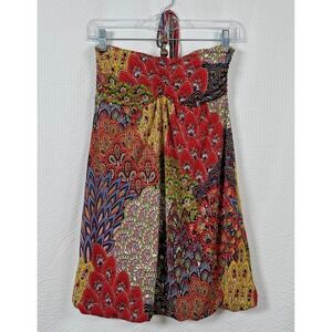 Twenty One Designer Women's Small Halter Top Forever 21 Sleeveless Y2K 90s Theme